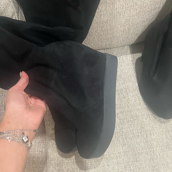 3 pair knee high black boot bundle - Picture 9 of 13